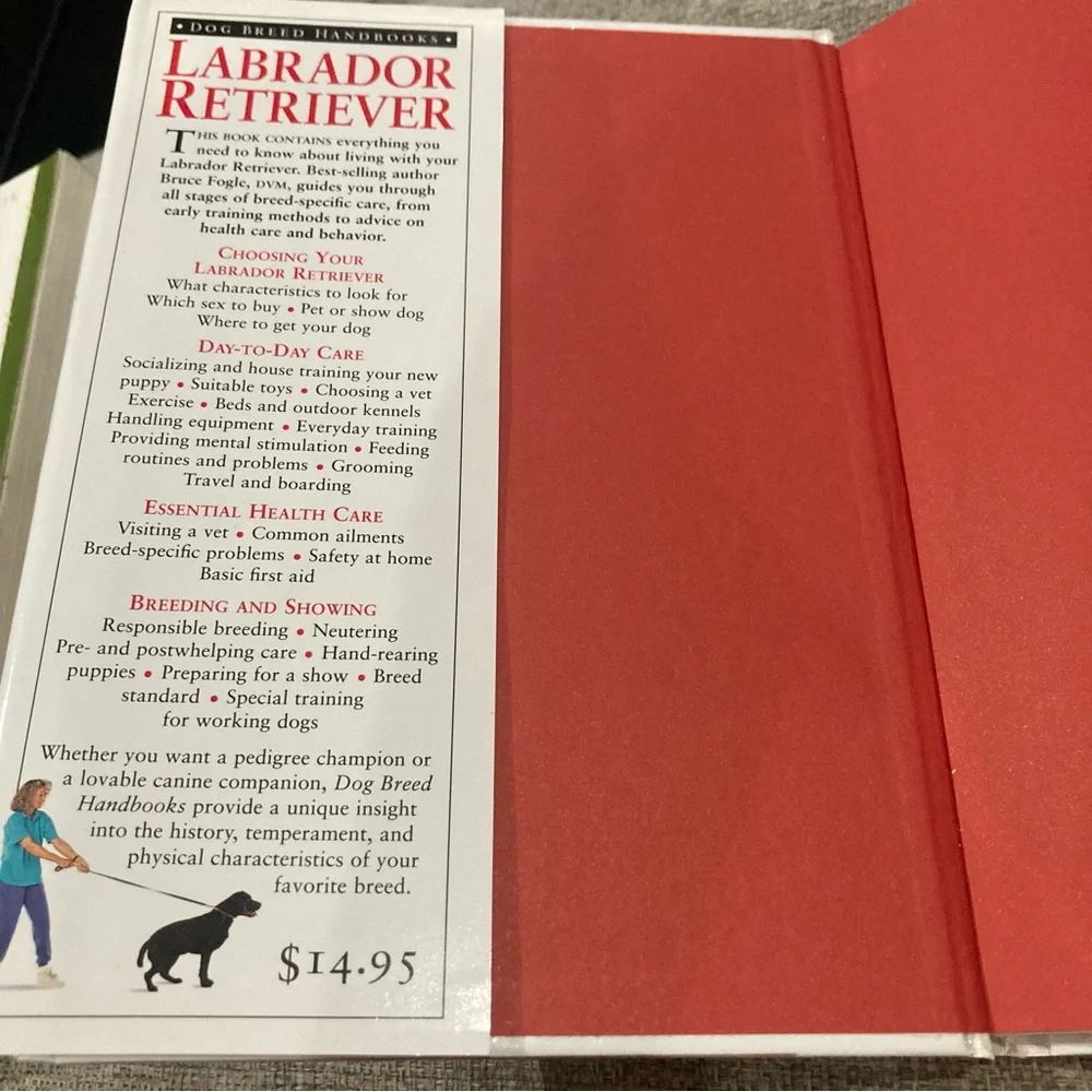Labrador Retriever Dog Breed Handbook Hardcover by Bruce Fogle GUC - Picture 3 of 4